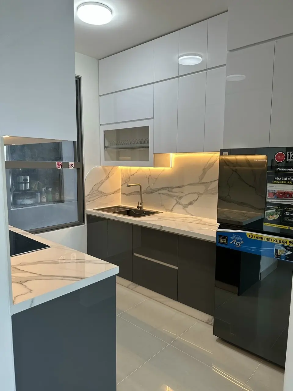 Căn hộ 3 phòng ngủ 80m2 cho thuê nội thất cơ bản giá tốt 15 triệu/tháng