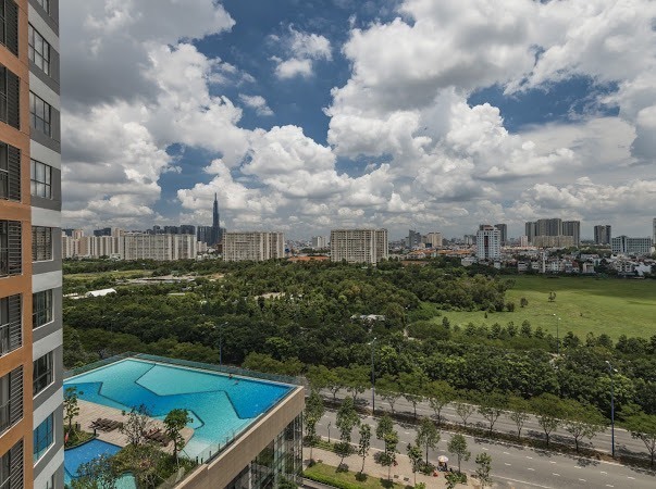 Căn hộ cho thuê 2pn giá 16 triệu đầy đủ nội thất đẹp 73m2 The Sun Avenue