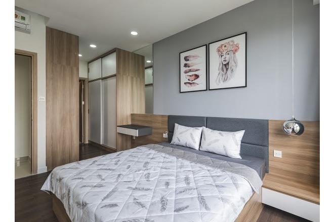 Căn hộ cho thuê 2pn giá 16 triệu đầy đủ nội thất đẹp 73m2 The Sun Avenue