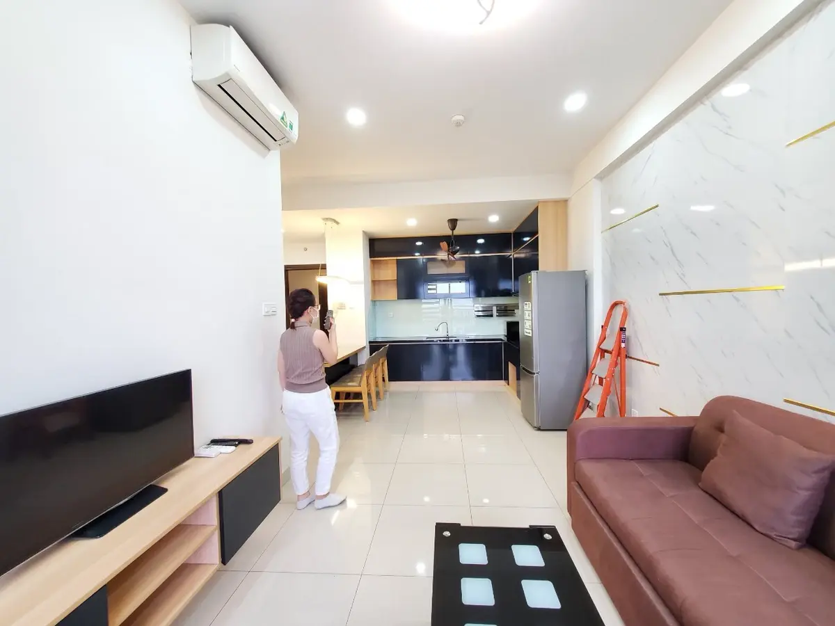 Cho thuê căn hộ 2pn nội thất đầy đủ giá 17 triệu/ tháng 72m2 view Mai Chí Thọ