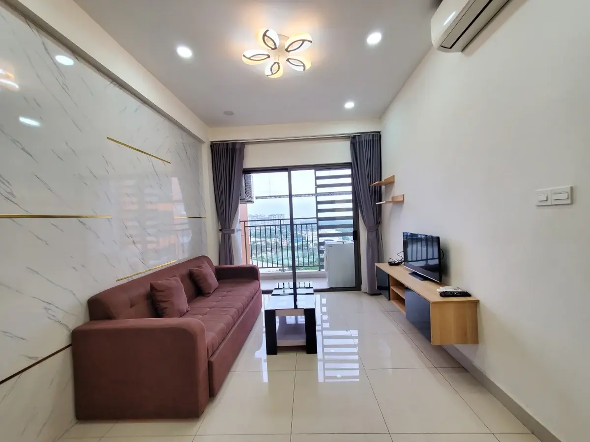 Cho thuê căn hộ 2pn nội thất đầy đủ giá 17 triệu/ tháng 72m2 view Mai Chí Thọ