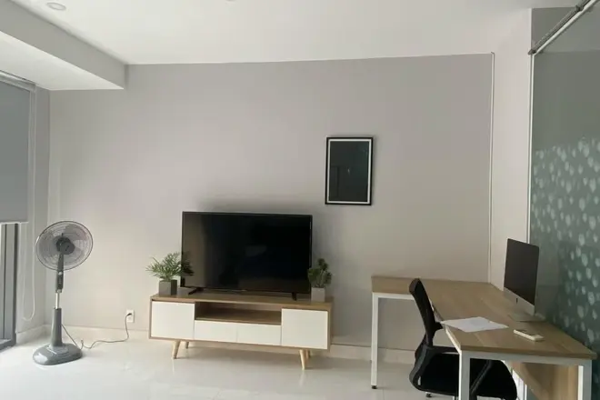Studio The Sun Avenue cho thuê giá hợp lý 10 triệu full nội thất ngăn 1pn riêng