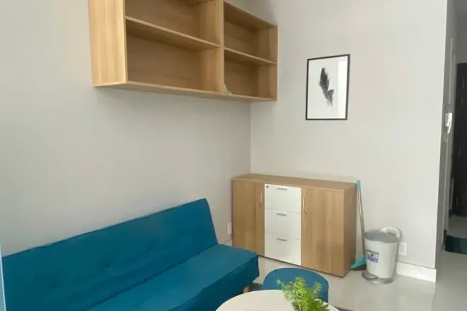 Studio The Sun Avenue cho thuê giá hợp lý 10 triệu full nội thất ngăn 1pn riêng