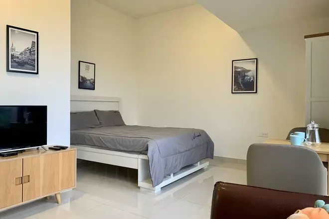 Studio cho thuê đầy đủ nội thất giá 10 triệu diện tích 31m2 - The Sun Avenue