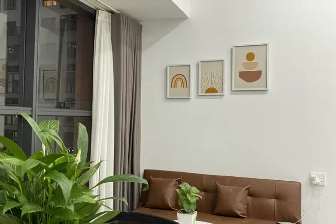 Văn phòng The Sun Avenue cho thuê 11 triệu diện tích 44m2 full bàn ghế