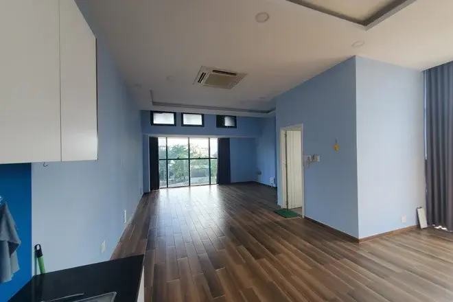 Cho thuê văn phòng The Sun Avenue giá 13 triệu bao phí 56m2 san gỗ full căn đẹp