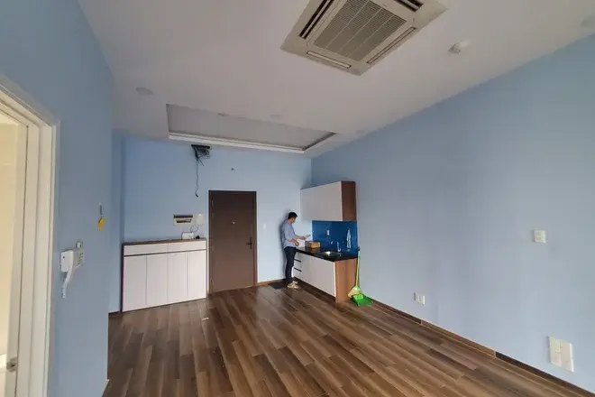 Cho thuê văn phòng The Sun Avenue giá 13 triệu bao phí 56m2 san gỗ full căn đẹp