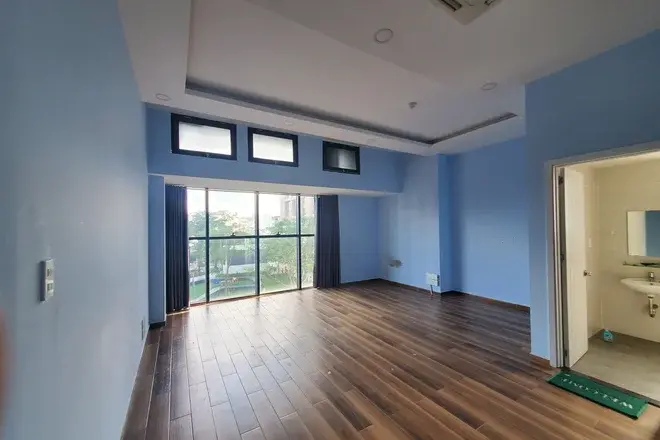 Cho thuê văn phòng The Sun Avenue giá 13 triệu bao phí 56m2 san gỗ full căn đẹp