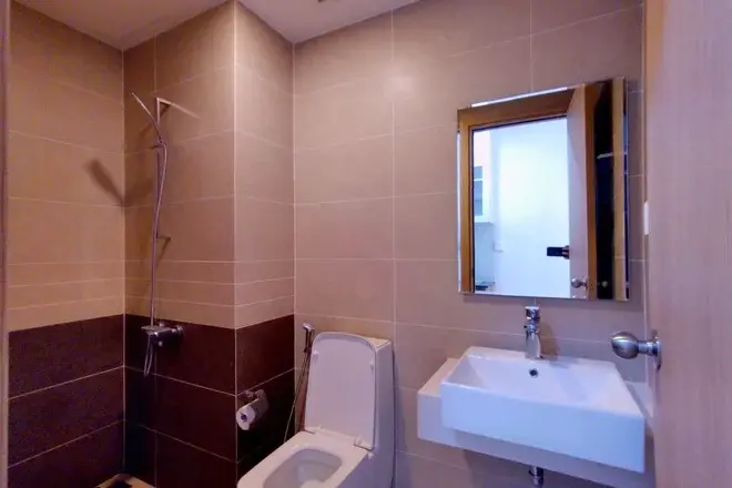 Cho thuê officetel The Sun Avenue ở + làm văn phòng 32m2 có sẵn tủ bếp