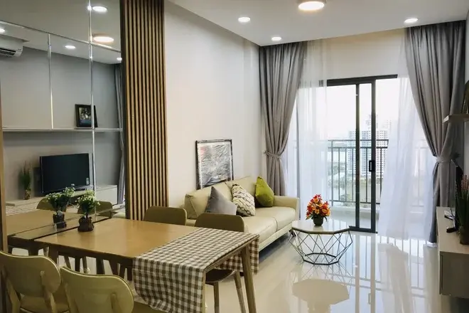 Cho thuê 2pn The Sun Avenue giá 17 triệu bao phí 76m2 view sông mát mẻ