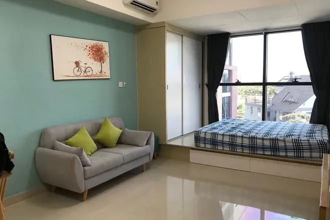 Căn hộ studio full nội thất The Sun Avenue giá thuê 10,5 triệu diện tích 33m2
