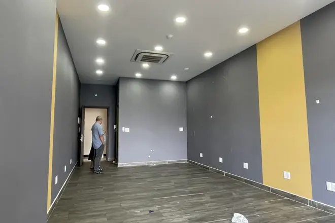 Cho Thuê Officetel 44m2 Nội Thất cơ bản có máy lạnh âm Trần The Sun Avenue