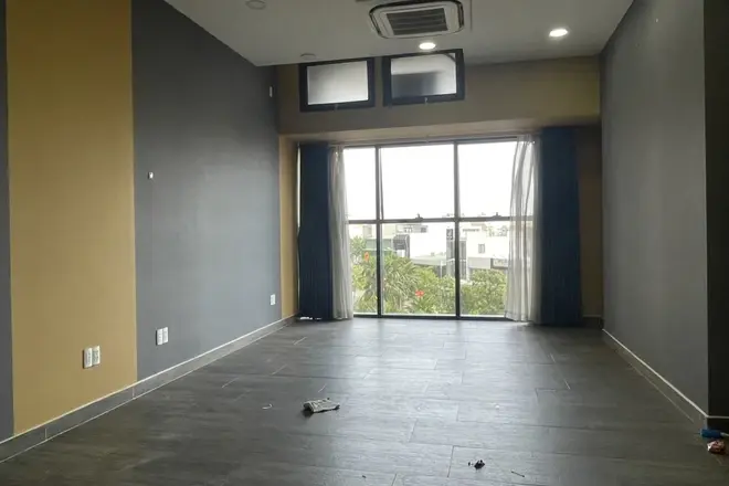 Cho Thuê Officetel 44m2 Nội Thất cơ bản có máy lạnh âm Trần The Sun Avenue