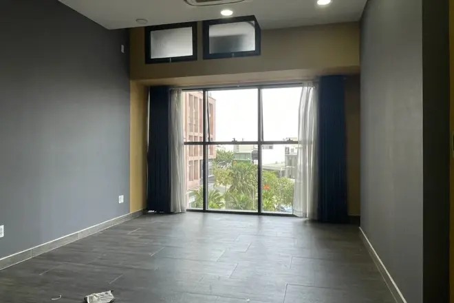 Cho Thuê Officetel 44m2 Nội Thất cơ bản có máy lạnh âm Trần The Sun Avenue