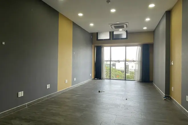 Cho Thuê Officetel 44m2 Nội Thất cơ bản có máy lạnh âm Trần The Sun Avenue