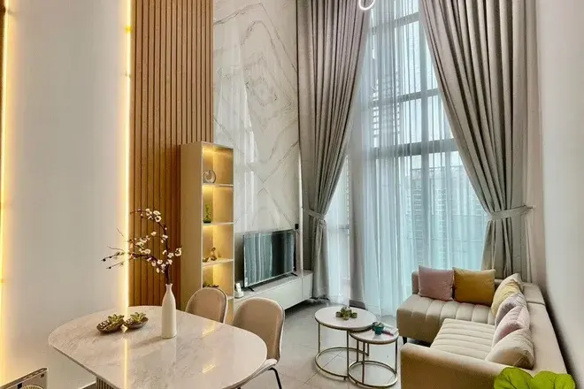 Cho thuê 2pn Duplex 29 triệu nội thất đầy đủ nhà đẹp 103m2 Feliz En Vista