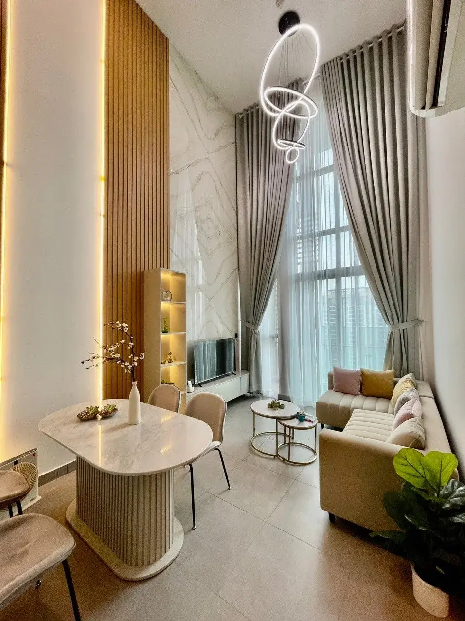 Cho thuê 2pn Duplex 29 triệu nội thất đầy đủ nhà đẹp 103m2 Feliz En Vista