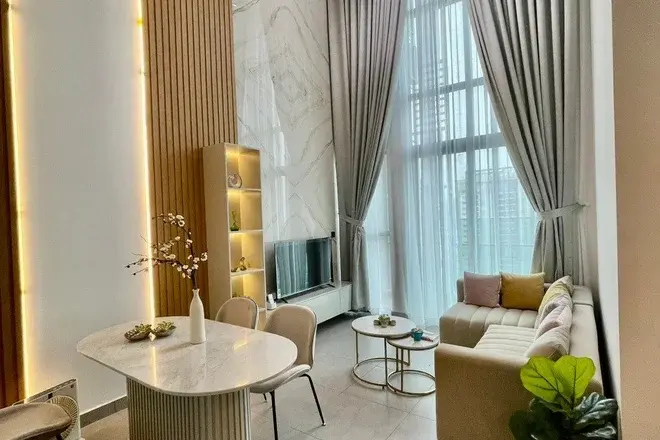 Cho thuê 2pn Duplex 29 triệu nội thất đầy đủ nhà đẹp 103m2 Feliz En Vista