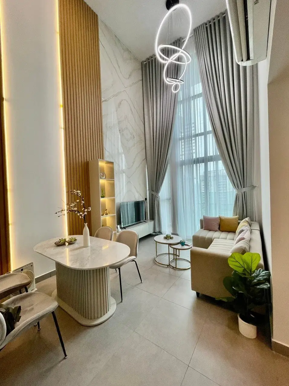 Cho thuê 2pn Duplex 29 triệu nội thất đầy đủ nhà đẹp 103m2 Feliz En Vista