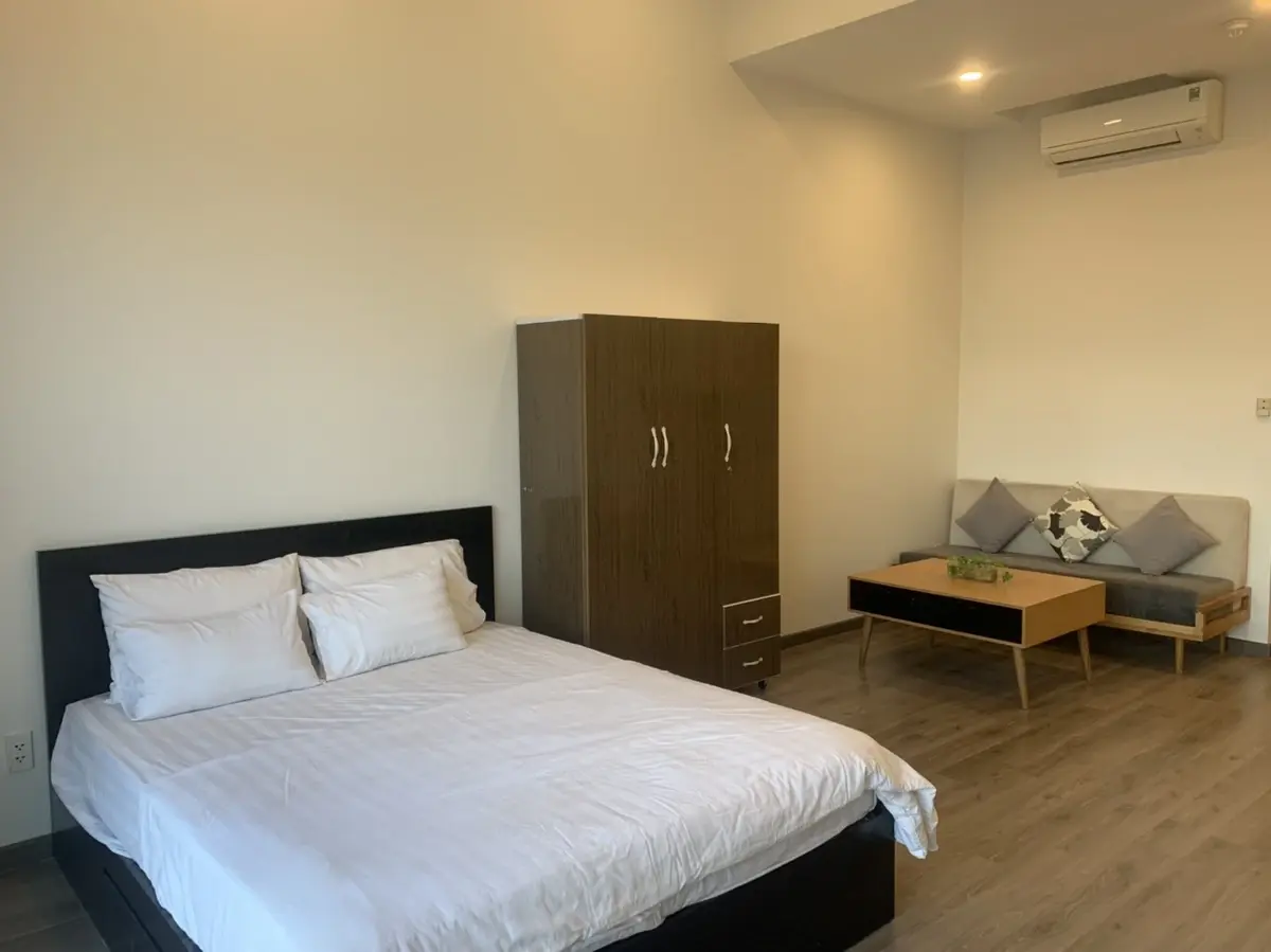 Studio The Sun Avenue cho thuê giá rất tốt 9 triệu nội thất đầy đủ, lót sàn gỗ full căn
