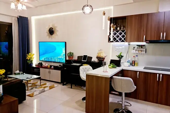 Mua bán căn hộ The Sun Avenue 2pn + 2wc giá 4,95 tỷ full nội thất