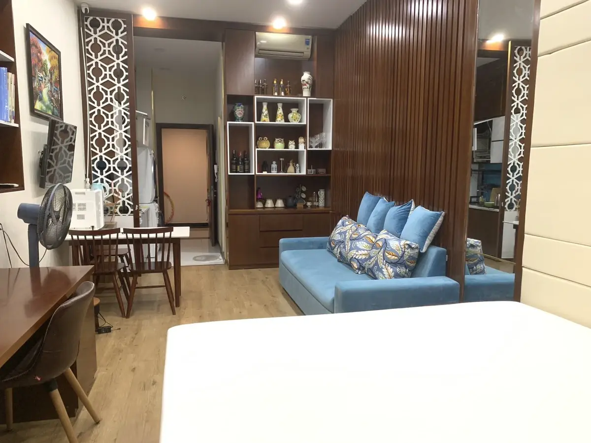 Cho thuê Căn hộ Studio Full nội thất đẹp nhà tone xẹt tone The Sun Avenue Quận 2