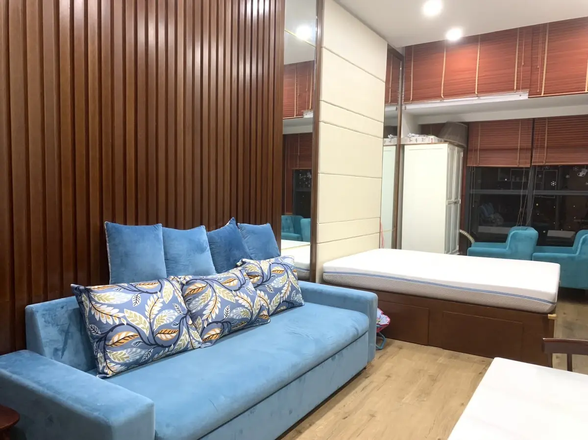 Cho thuê Căn hộ Studio Full nội thất đẹp nhà tone xẹt tone The Sun Avenue Quận 2