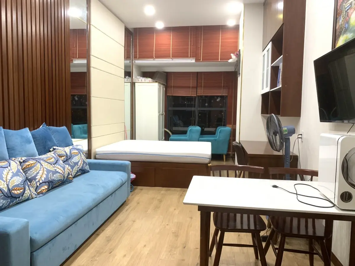 Cho thuê Căn hộ Studio Full nội thất đẹp nhà tone xẹt tone The Sun Avenue Quận 2