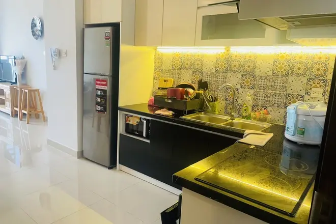 Bán gấp căn 1PN+1 The Sun Avenue giá rẻ, Full nội thất , lầu cao, giá tốt Quận 2