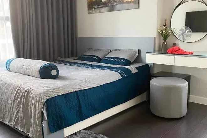 Cho thuê căn hộ 3PN full nội thất 2 mặt view hướng sông 96m2 - The Sun Avenue