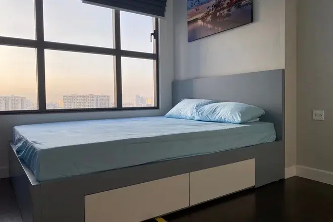 Cho thuê căn hộ 3PN full nội thất 2 mặt view hướng sông 96m2 - The Sun Avenue