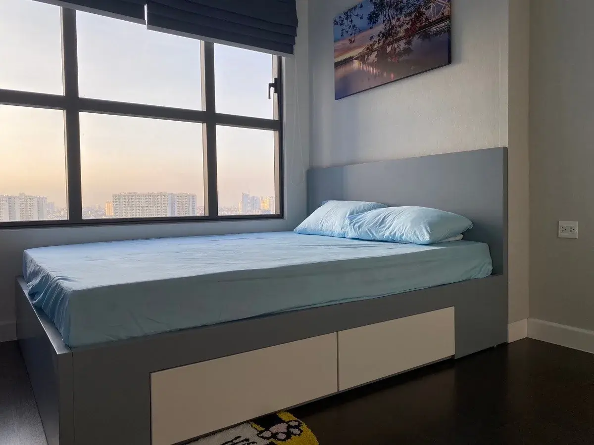 Cho thuê căn hộ 3PN full nội thất 2 mặt view hướng sông 96m2 - The Sun Avenue