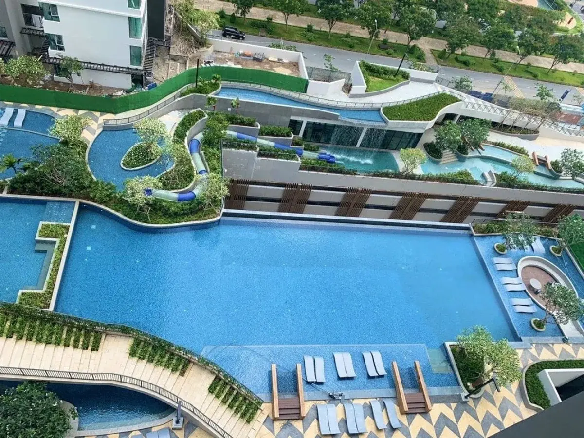 Mua bán căn 2pn Duplex Feliz En Vista giá 8 tỷ view hồ bơi nhà rất đẹp