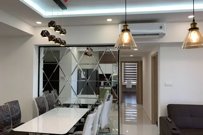 Căn hộ The Sun Avenue cho thuê full nội thất giá 24 triệu nhà mới tủ lạnh lớn