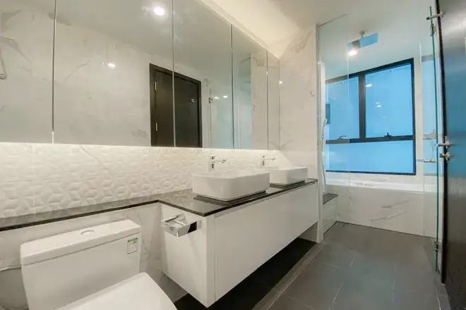 Cho thuê căn hộ Sky Villa 4PN Nội thất cơ bản đẹp tại Feliz En Vista Quận 2