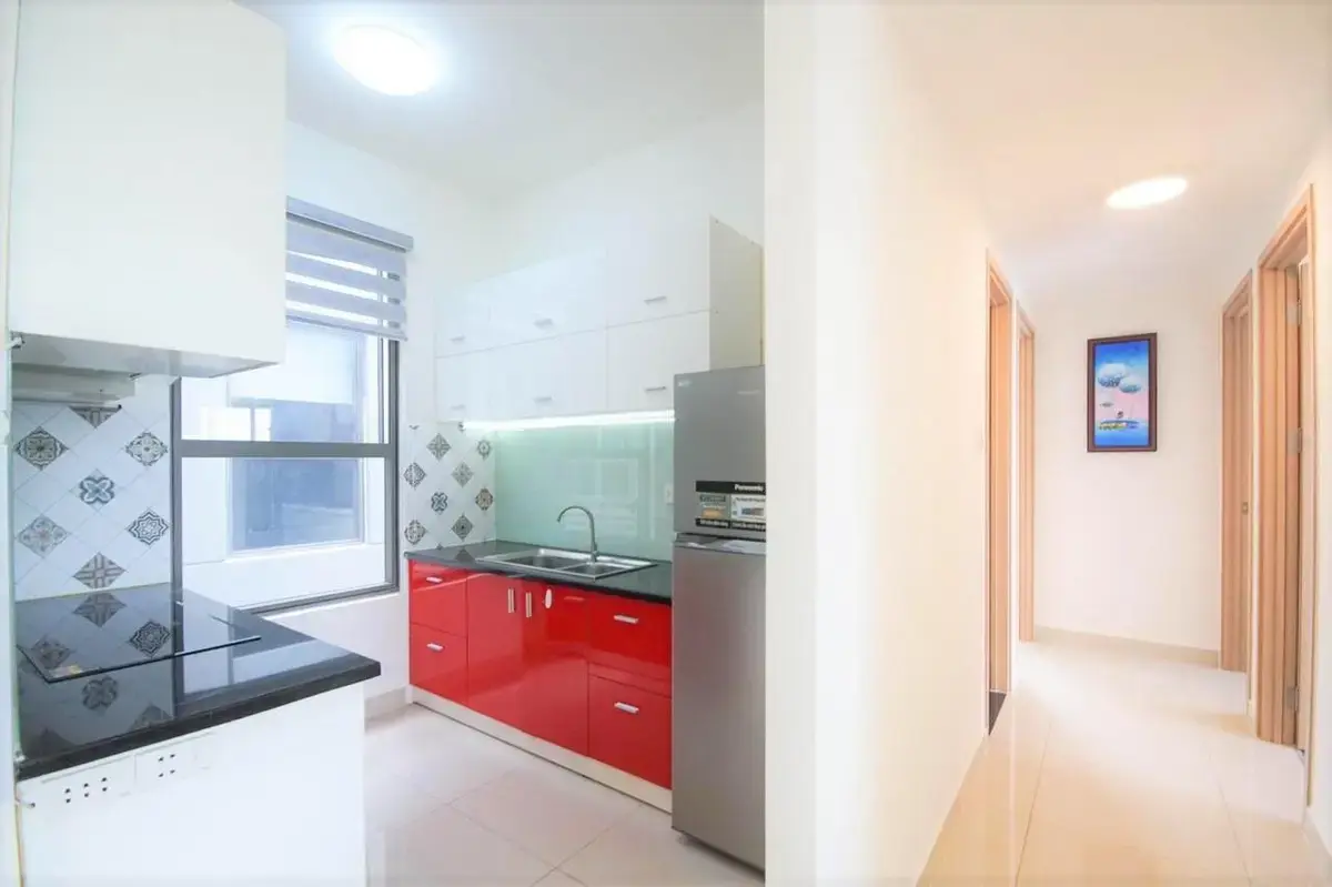 Cho thuê căn 2pn +1 full nội thất giá thuê 16 triệu/tháng view tầng cao Mai Chí Thọ