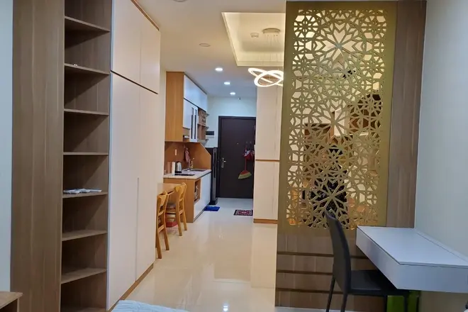 Cho thuê studio thiết kế 1pn 1wc full nội thất giá TỐT 11 triệu/ tháng diện tích 35m2