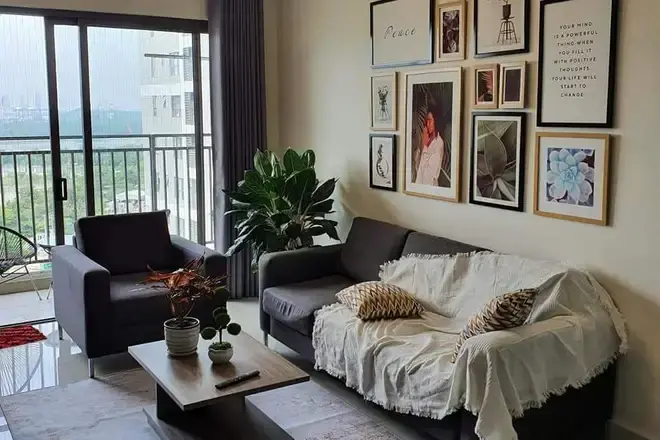 Cho thuê căn 3pn The Sun Avenue giá siêu tốt chỉ 18 triệu nội thất mới