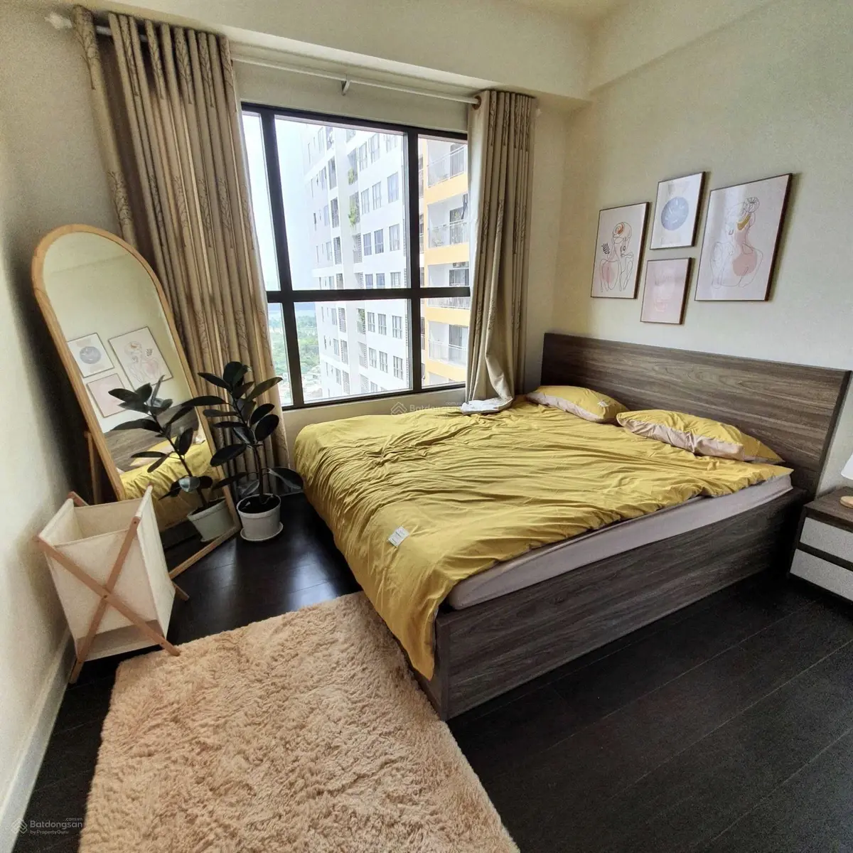 Cho thuê căn 3pn The Sun Avenue giá siêu tốt chỉ 18 triệu nội thất mới