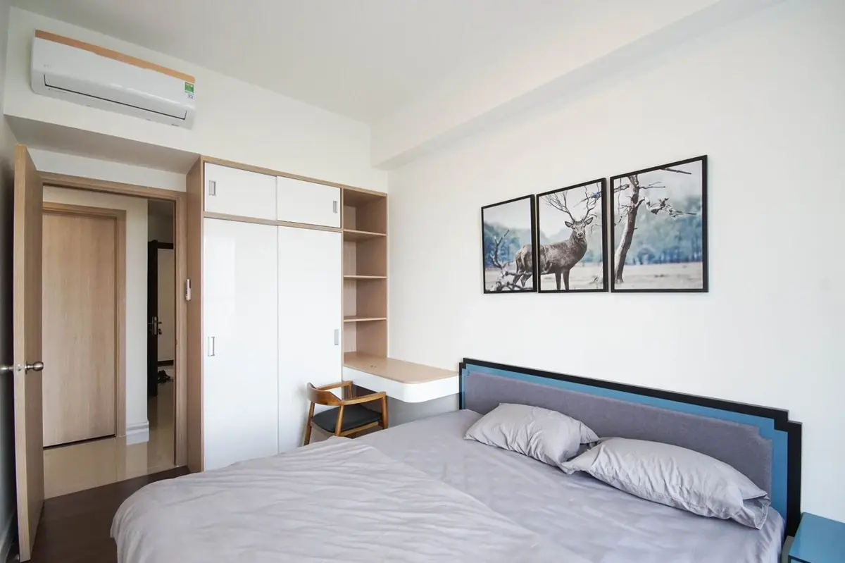 Căn hộ 2pn 2wc cho thuê giá cực tốt 15,5 triệu - bao phí, có sẵn nội thất