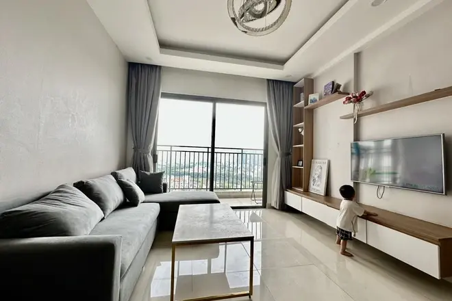 Cho thuê căn 3pn The Sun Avenue giá thuê 21 triệu/ tháng nội thất đầy đủ