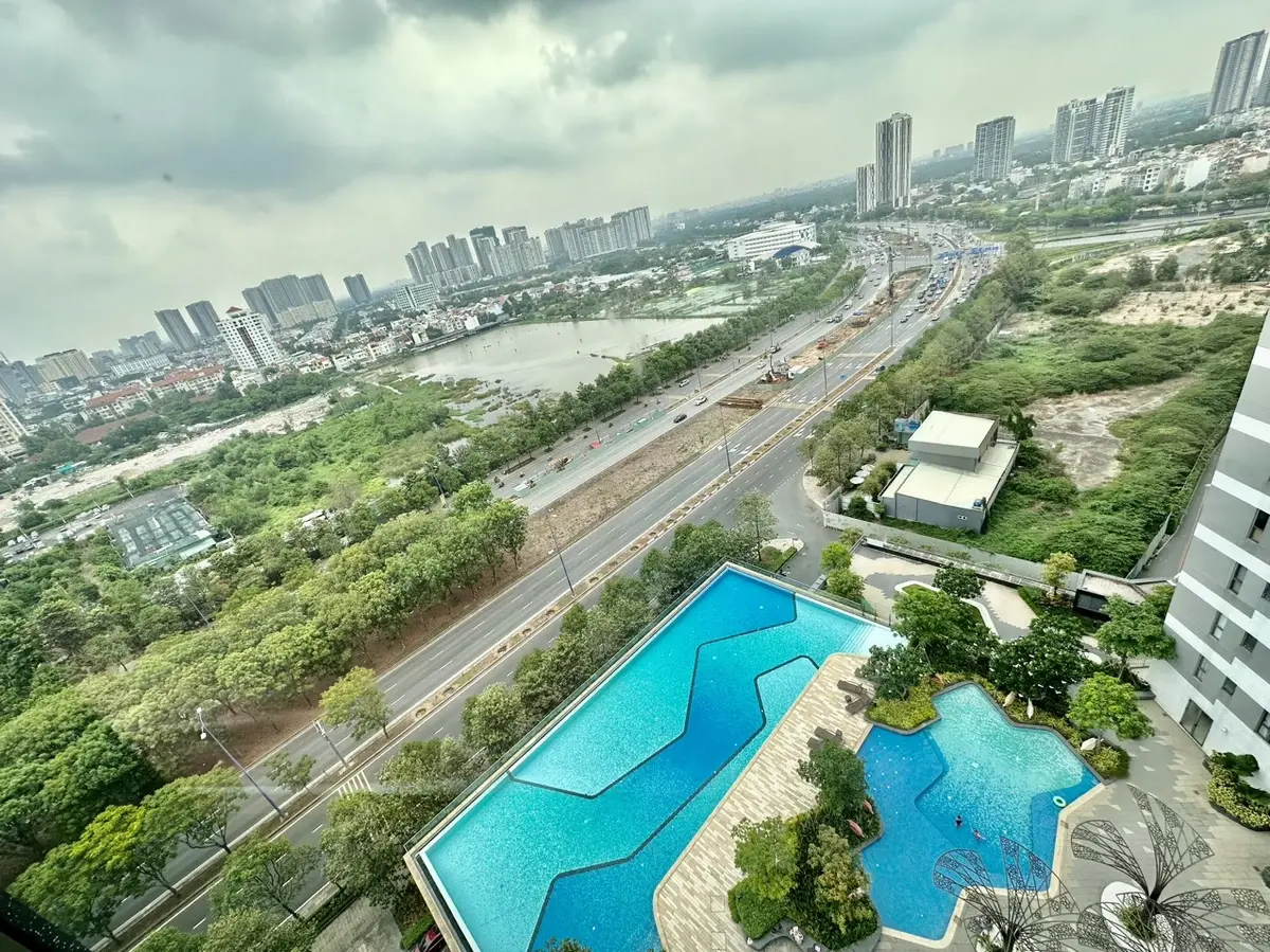 Cho thuê căn 3pn The Sun Avenue giá thuê 21 triệu/ tháng nội thất đầy đủ