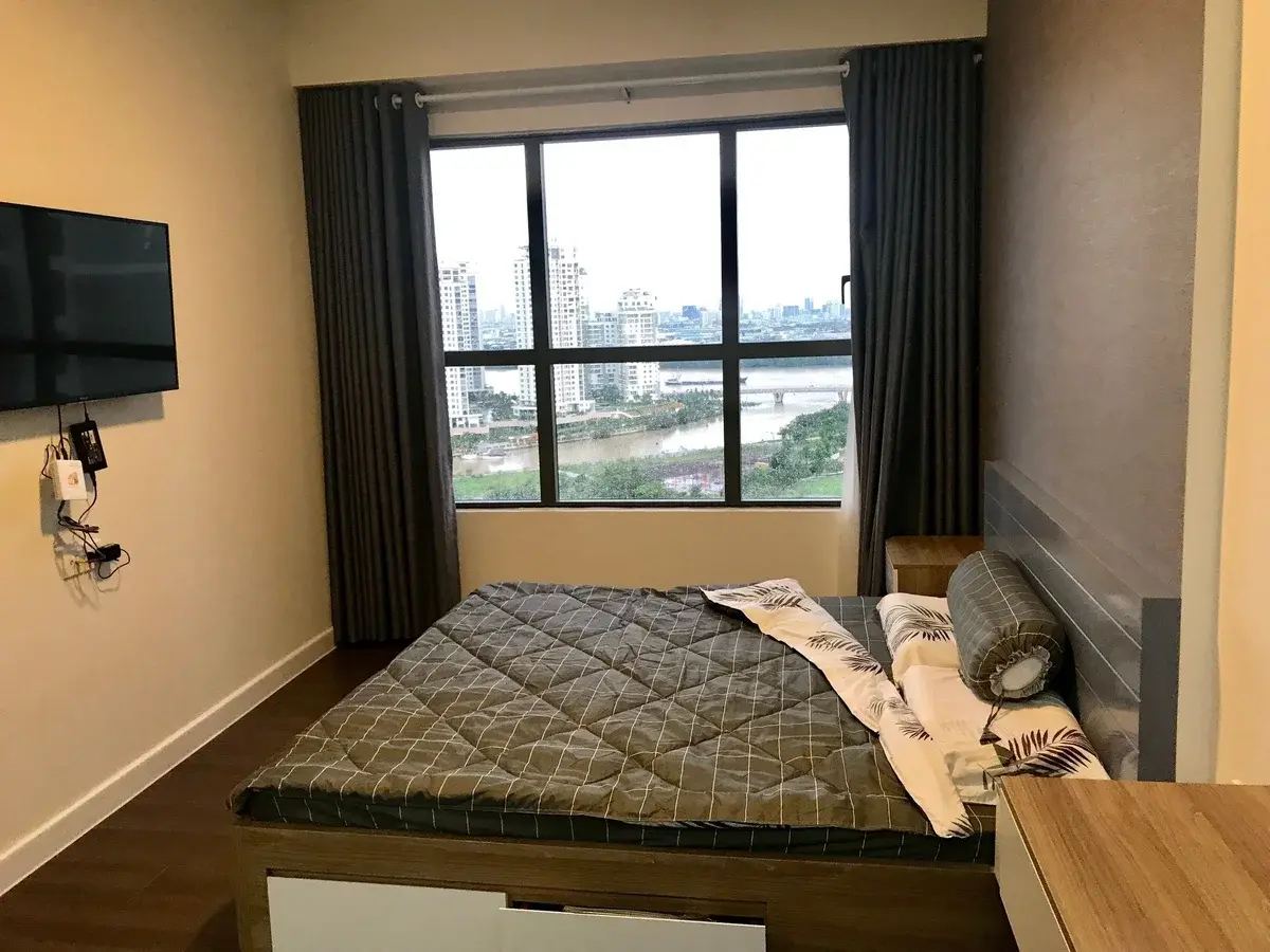 Căn hộ 2pn The Sun Avenue cho thuê giá tốt 15 triệu Full nội thất view sông rất mát