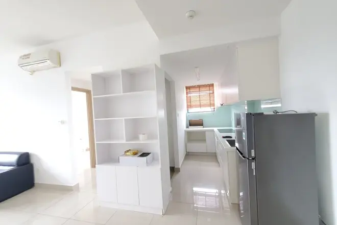 Cho thuê căn 1pn nội thất cơ bản có bếp giá 14 triệu 51m2 tầng thoáng mát