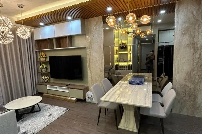 Bán The Sun Avenue giá 5,5 tỷ full nội thất mới tháp trung tâm tầng cao