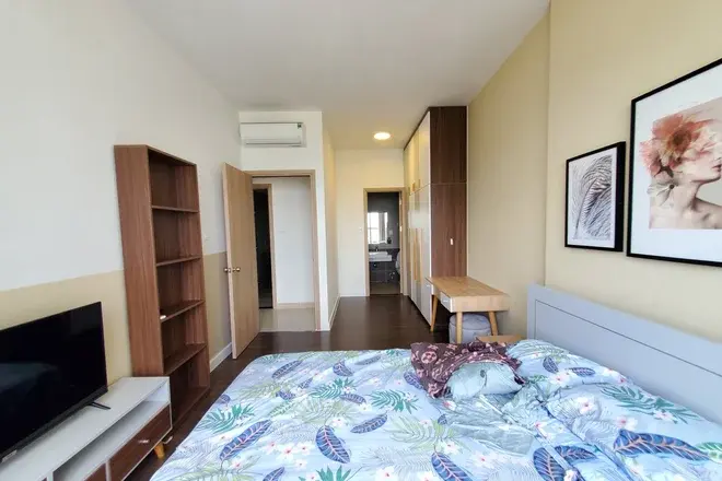 Căn hộ 2 phòng ngủ nội thất đầy đủ 17 triệu bao phí nhà đẹp view sông