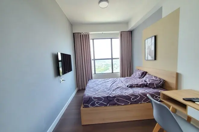 Căn hộ 2 phòng ngủ nội thất đầy đủ 17 triệu bao phí nhà đẹp view sông