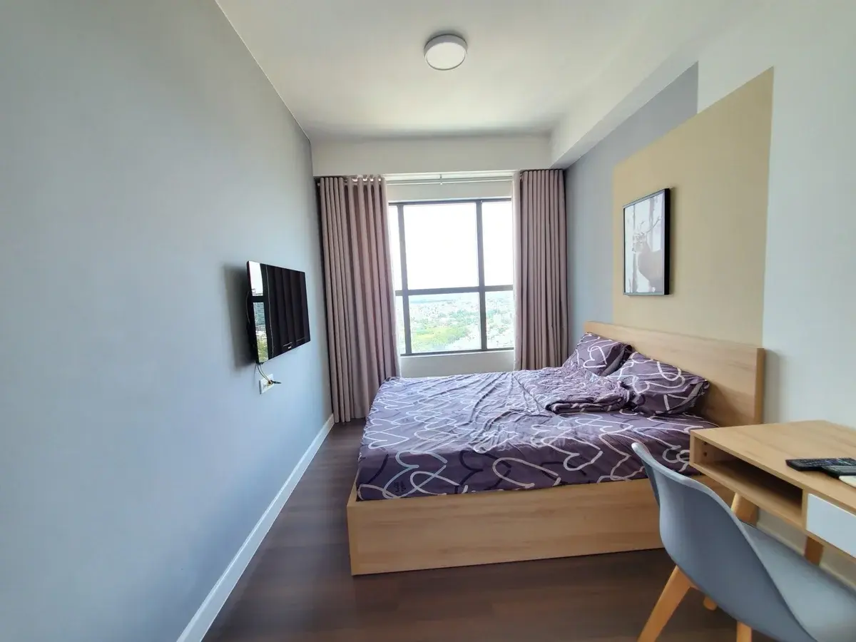 Căn hộ 2 phòng ngủ nội thất đầy đủ 17 triệu bao phí nhà đẹp view sông