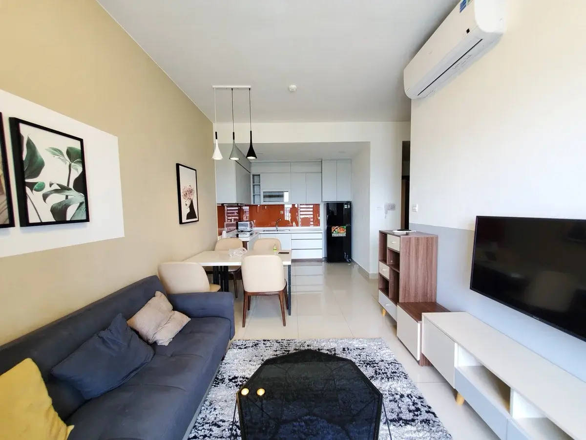 Căn hộ 2 phòng ngủ nội thất đầy đủ 17 triệu bao phí nhà đẹp view sông