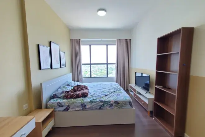 Căn hộ 2 phòng ngủ nội thất đầy đủ 17 triệu bao phí nhà đẹp view sông